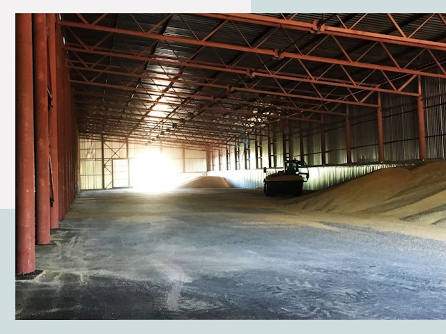 Строительство зернохранилищ в Темрюке