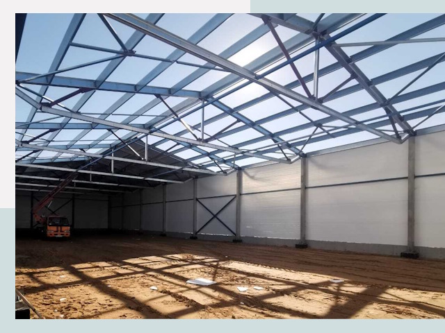 Строительство сенохранилищ в Темрюке