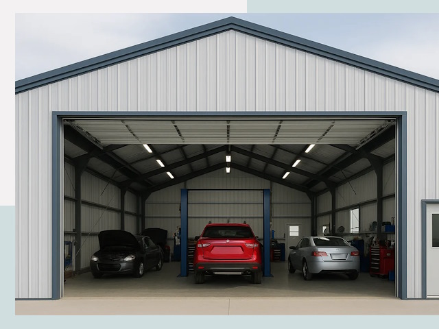 Ангары из сэндвич панелей от 618 руб. в Темрюк