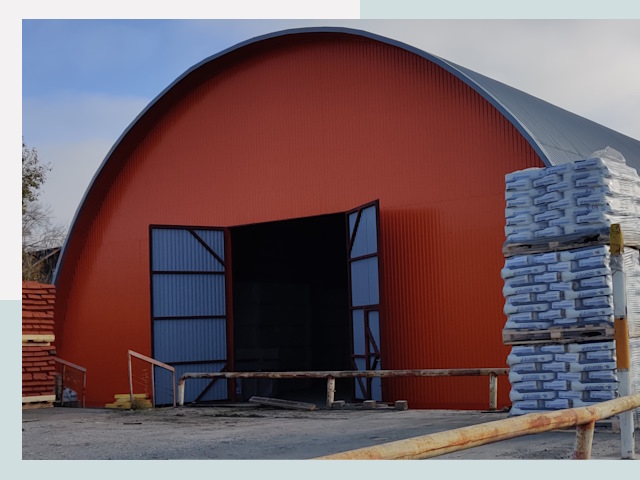 Полукруглые ангары по цене от 618 руб. в Темрюк