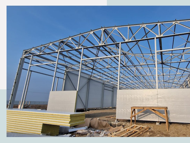 Утепленные ангары в Темрюк от 618 руб. за м²