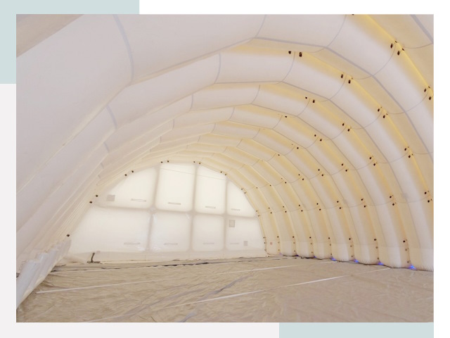 Пневмокаркасные ангары в Темрюке