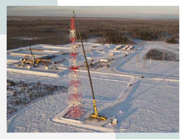 Мачты связи в Темрюке