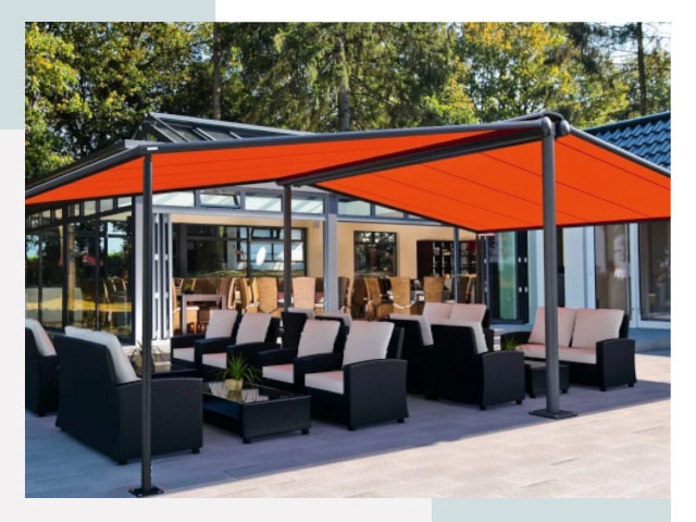 Навесы для кафе и ресторанов в Темрюке