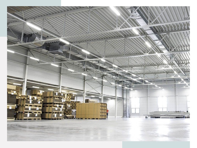 Освещение ангаров в Темрюке