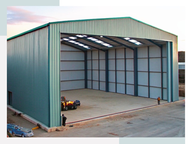 Строительство ангаров в Темрюке