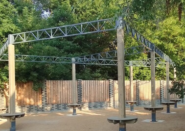 Терраса из металлоконструкций под ключ, проектирование, изготовление и монтаж от СтальСтрой-Тмр